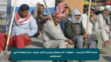 منحة 2025 الجديدة.. خطوات الاستعلام وأبرز أماكن صرف دعم العمالة غير المنتظمة